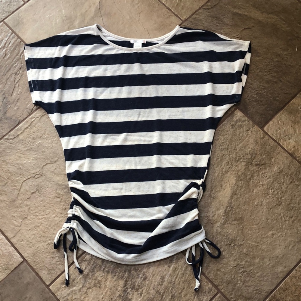 + TIMING + Striped Tunic Top